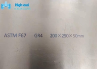 بلوک فورج شده تیتانیوم خالص پزشکی Gr4 ASTM F67