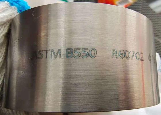 انگشتر فورج Zr 60702 زیرکونیوم ASTM B550 حلقه های بدون درز